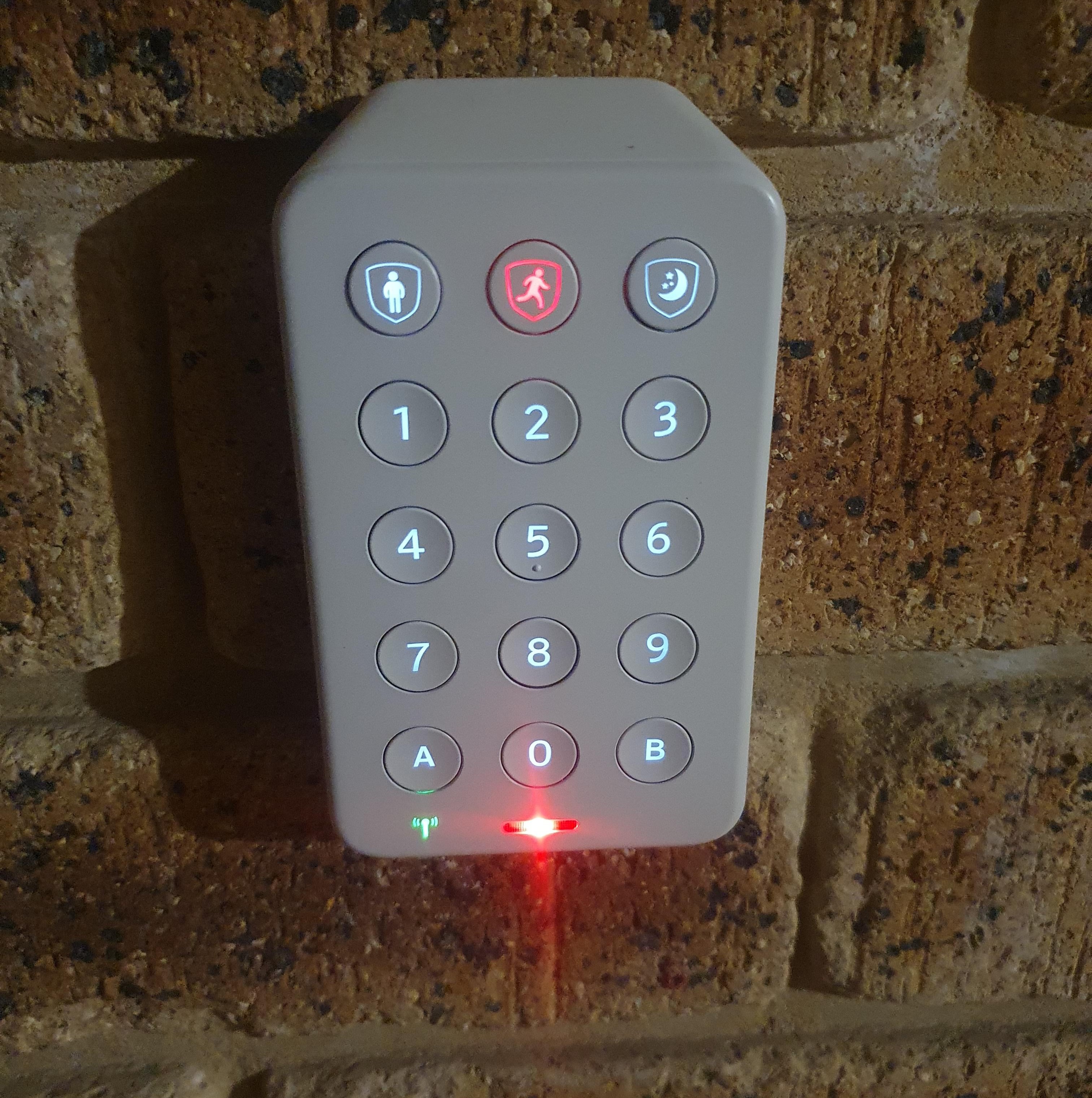 Zigbee alarm Keypad