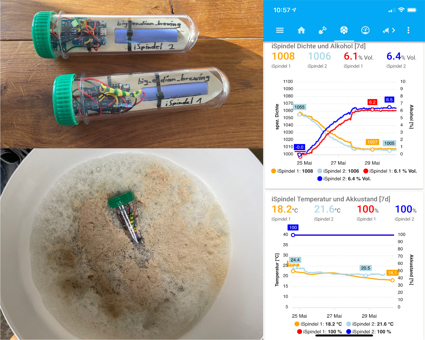 Preview of the ISpindel project